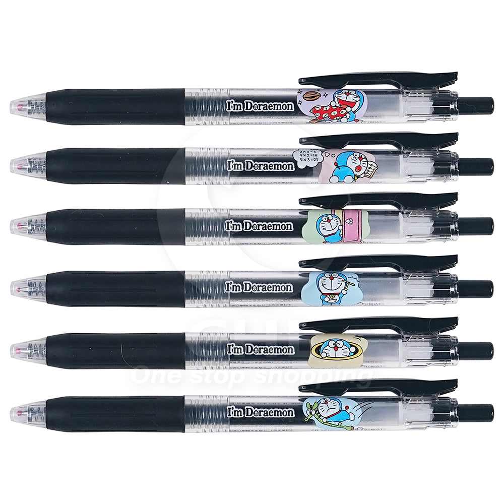 CRUX x Zebra Sarasa Doraemon 0.5mm black ink gel pen Tinker Bell Mechanical Cat