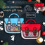 Cute portable snack gift bag with various styles: reindeer, elk, ice crystal, Merry Christmas, Santa Claus, snowman, socks, handbag, bear, rabbit, packaging