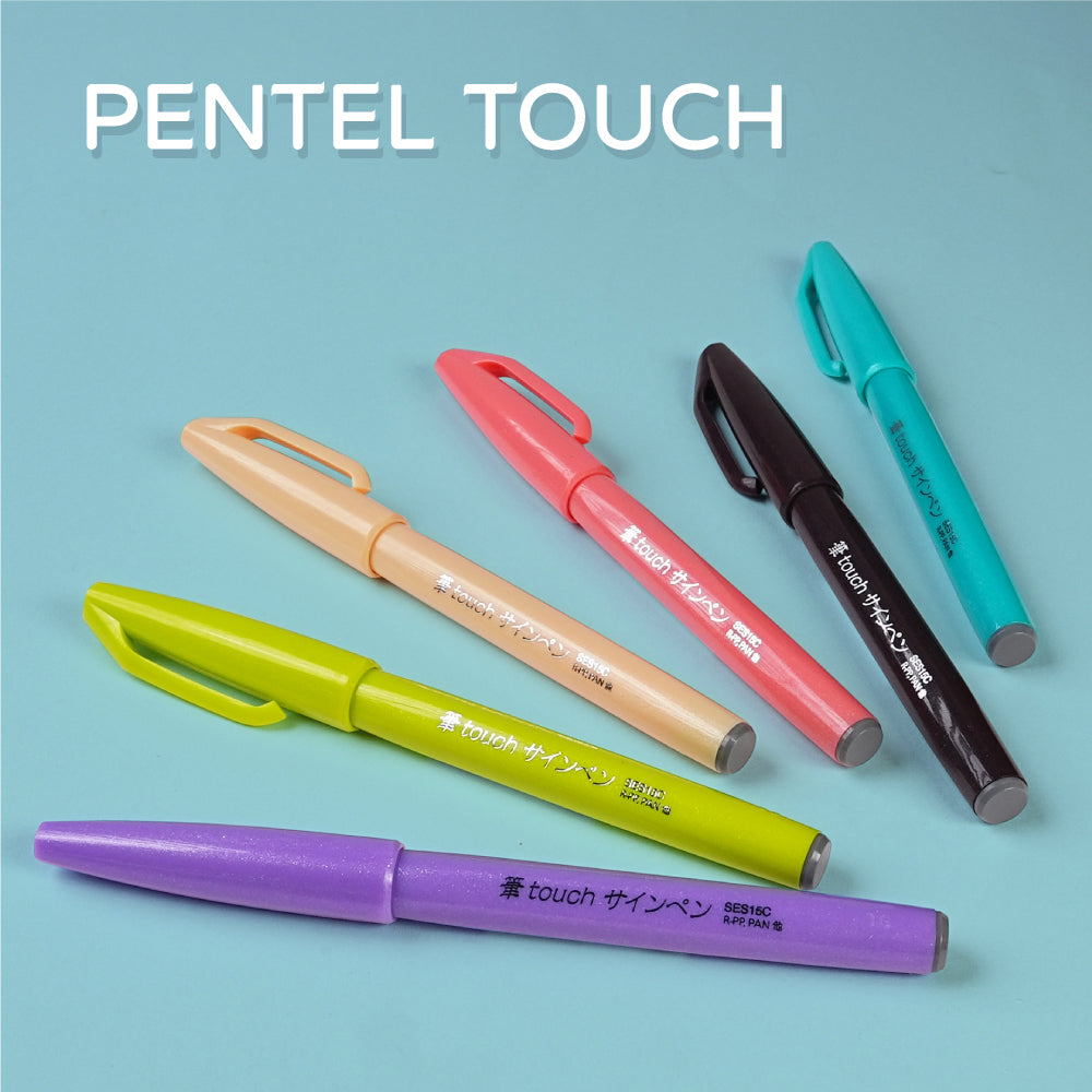 Pente Ses15c筆觸摸軟油漆筆軟筆彩筆