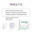 Apple Pencil tip cover silicone small tip cover feel upgrade pen tip protective cover Apple non-slip silent transparent touch increase friction