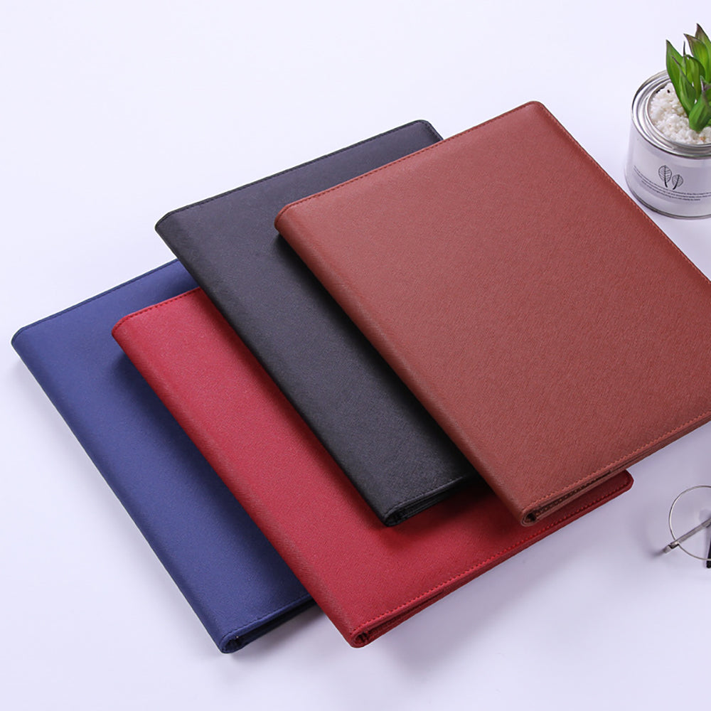 A4 multifunctional business folder for business people, office workers, office use, good touch, high-quality folder, color-changing leather, file storage, high-quality folder