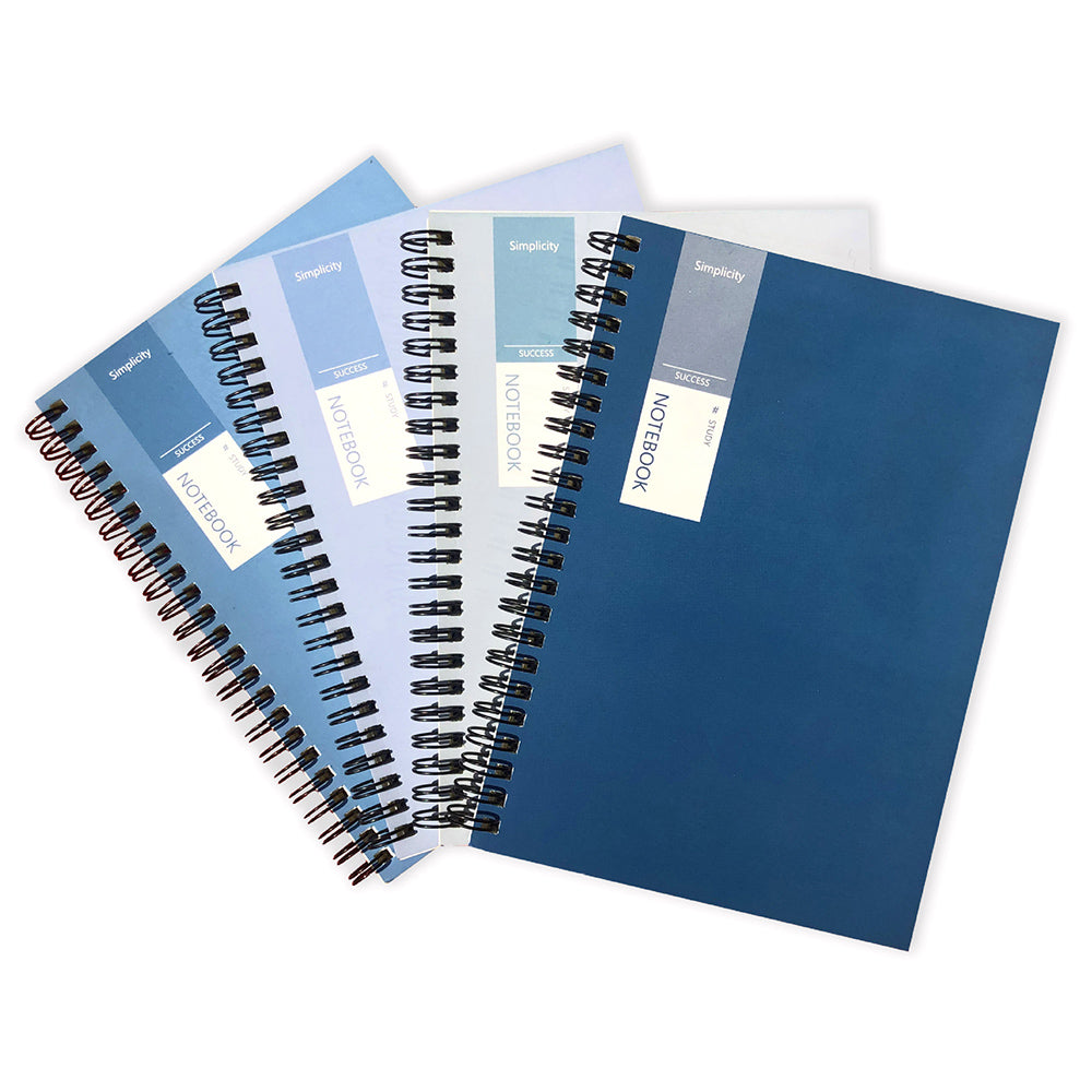 Simple Portable A5 Coil Notebook Notepad Thickened Material Horizontal Line Format Three Random Shipments  NP-030054