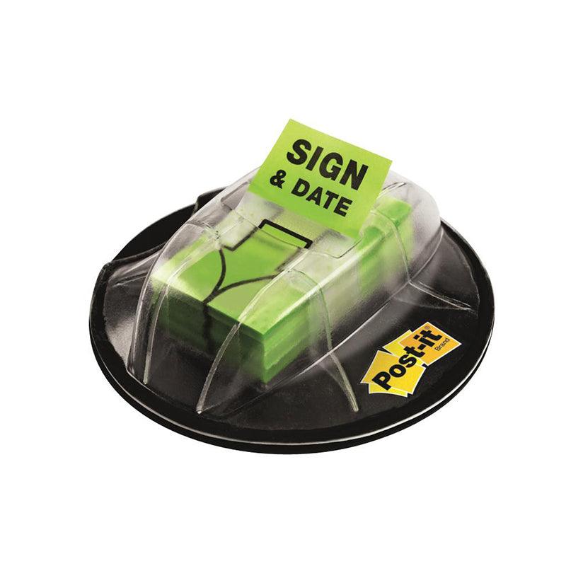 3M SIGN HERE indicator label economy package yellow green for marking - CHL-STORE 