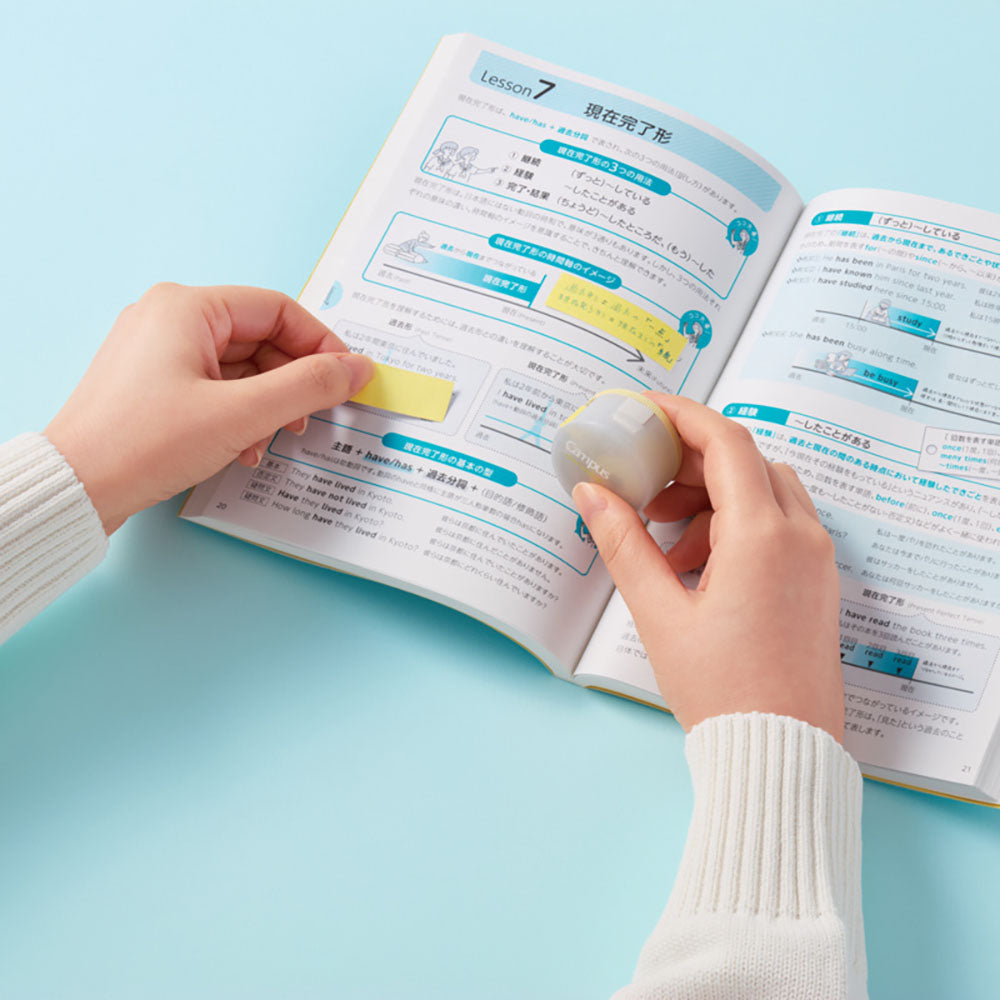 KOKUYO Campus Gap Refill Roll Sticky Notes – Blue / Yellow