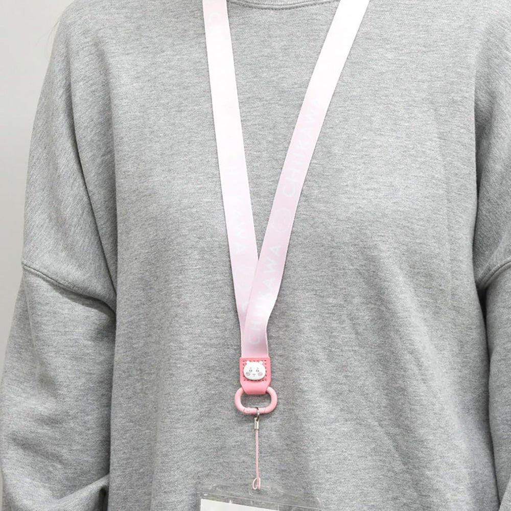 Chiikawa mobile phone neck lanyard co-branded ID strap adjustable