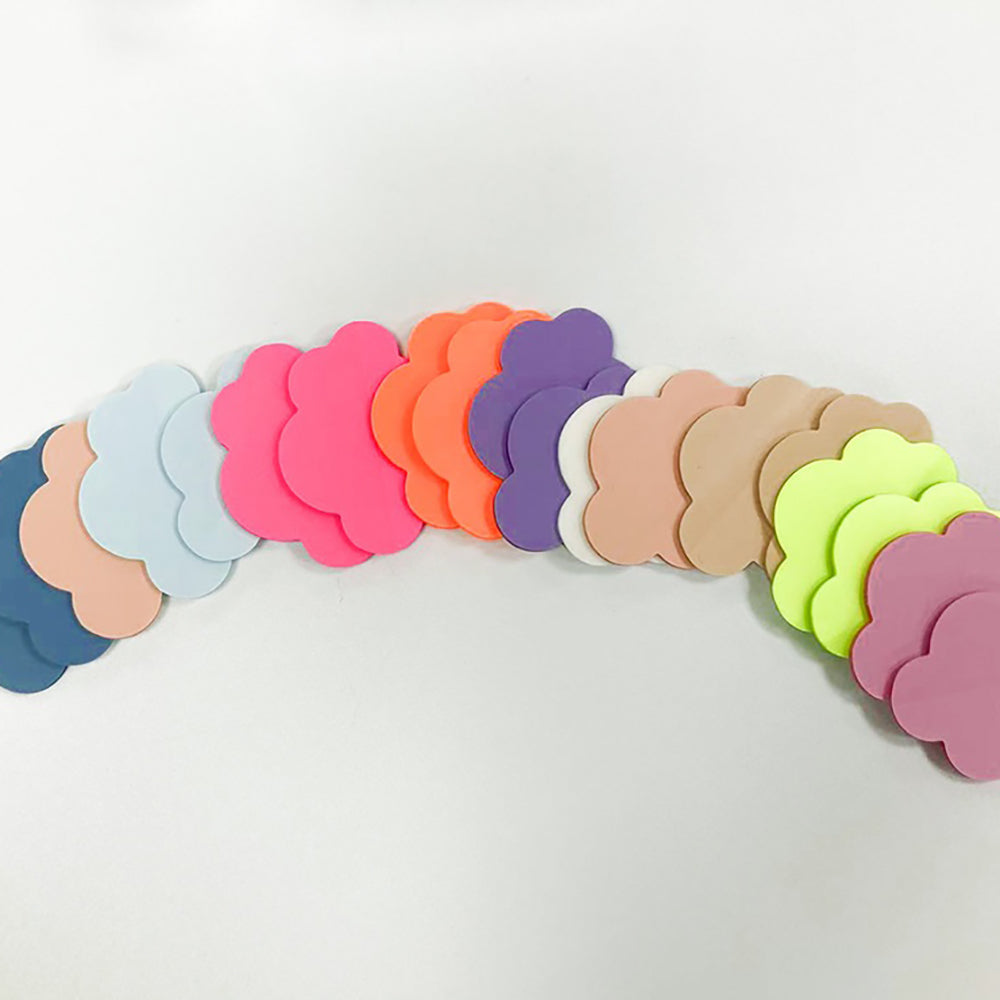 Cloud shaped sticky notes PET transparent sticky notes Note stickers Index stickers Creative styling Student office stationery Styling note paper Fluorescent color Randomly sold in 8 colors