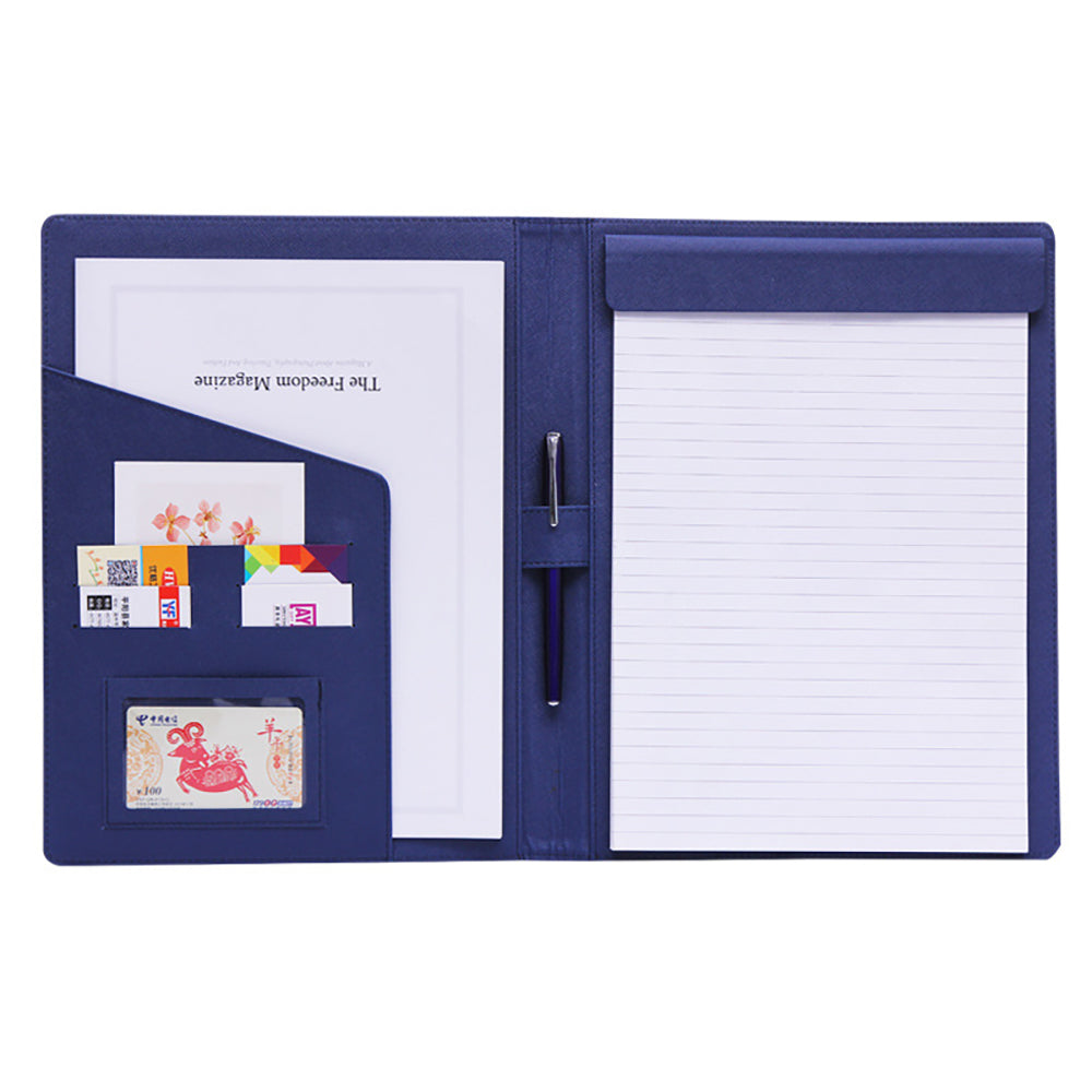 A4 multifunctional business folder for business people, office workers, office use, good touch, high-quality folder, color-changing leather, file storage, high-quality folder