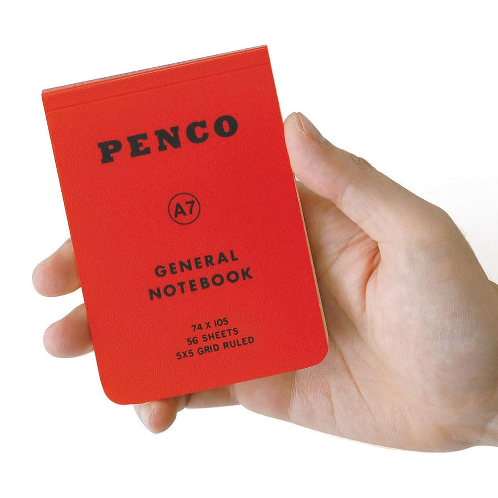 HIGHTIDE penco soft PP notebook red yellow B5 grid diary notepad writing notebook painting life record