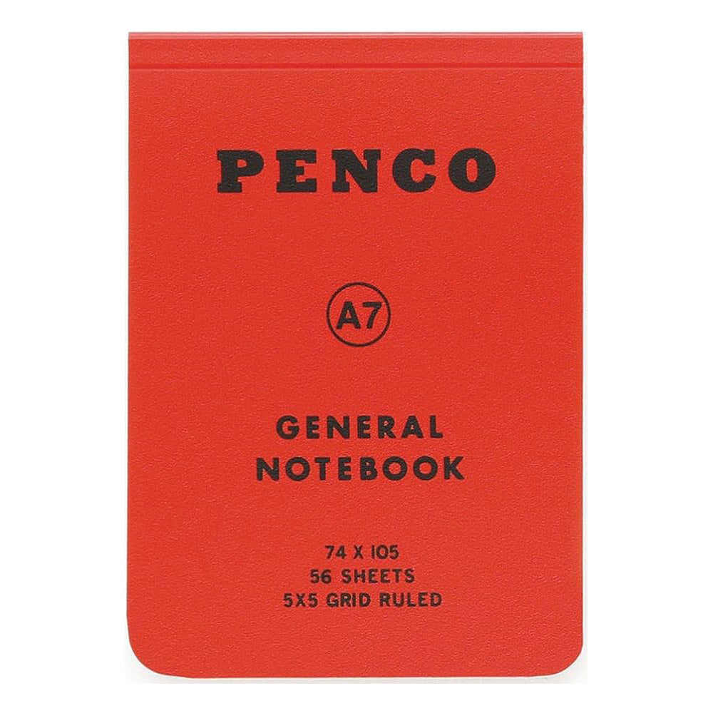 HIGHTIDE penco soft PP notebook red yellow B5 grid diary notepad writing notebook painting life record