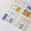 Handbook Decorative Stickers A52 Travel Notebook Handbook Stickers Detailed Decorative Stickers Travel Style Labels Stamps Airplane Travel A Various Styles