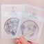 YT-MU Creative DIY transparent crystal collage, silicone PVC seal, handbag, decorative seal, match your own color, soft and delicate, retro flower and plant set