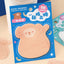 Lover of Letters Sticky Notes A Ball of Marshmallow Series Super Cute Cartoon Animals Carry Message Notes Sticky Notes N-Time Notes Note Paper Guestbook