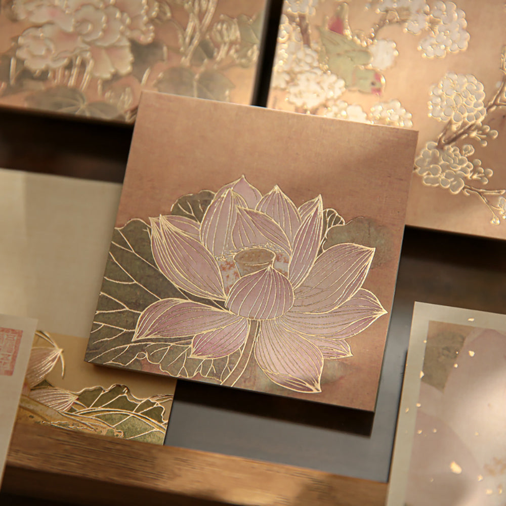 Mr. Paper Chinese Style Hot Stamping Notepad – Vintage Aesthetic & Cultural Elegance