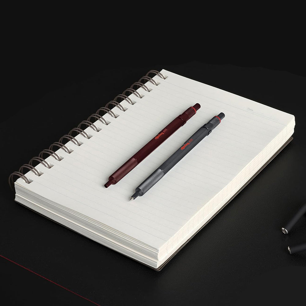 rOtring 600 Limited New Color Metal Ballpoint Pen 1.0mm Automatic Pencil 0.5mm German Red Ring