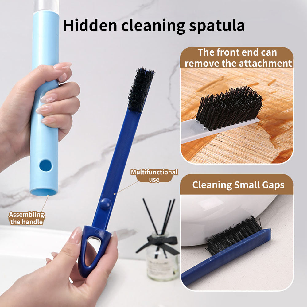 Glass cleaning brush multifunctional household washing brush scraper can spray water to remove water stains double-sided cleaning brush