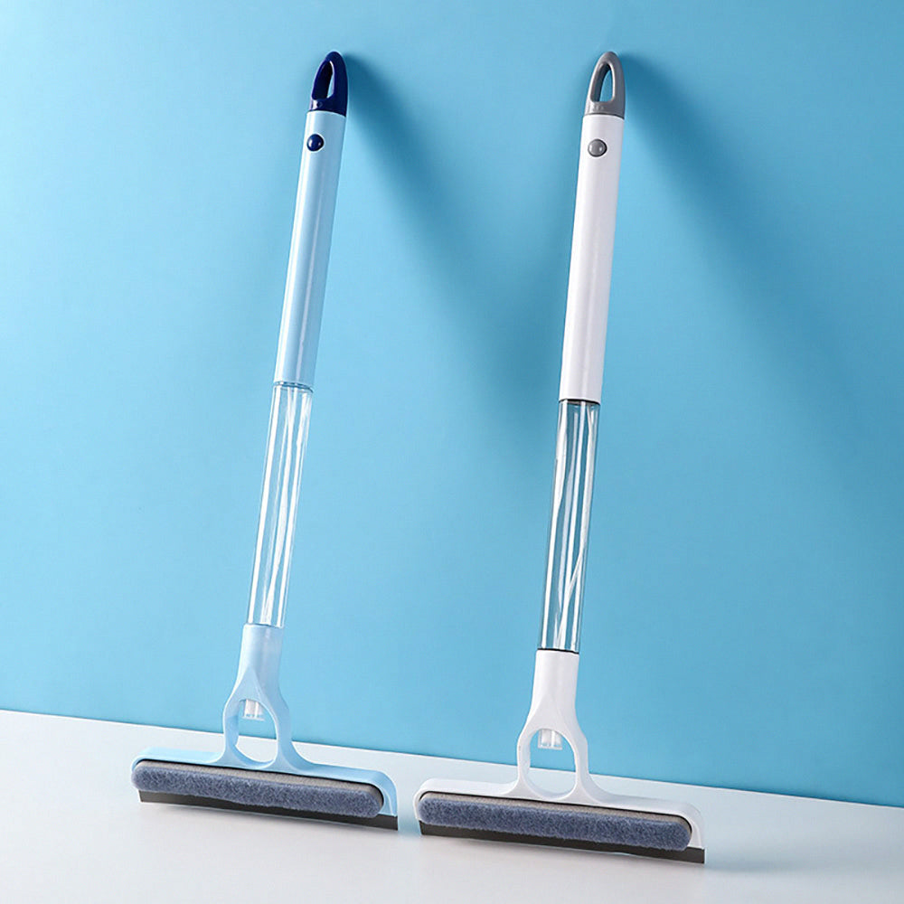 Glass cleaning brush multifunctional household washing brush scraper can spray water to remove water stains double-sided cleaning brush