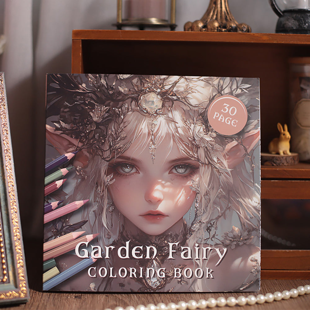 Forest Animals & Garden Fairy Coloring Book – 30 Exquisite Designs for Stress Relief & Creative Joy