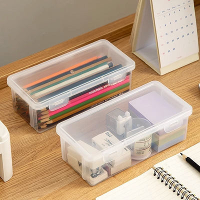 Miscellaneous Storage Box Small Large Transparent Charging Cable Storage Box Home Storage NP-H7TAQM-013