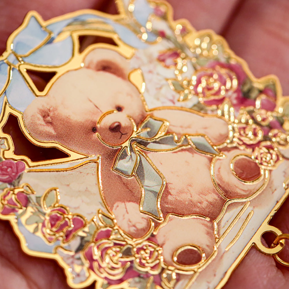 Mr. Paper Metal Bookmarks | Bear Dance Series | Cute Enamel Bookmarks for Journals & Gifts