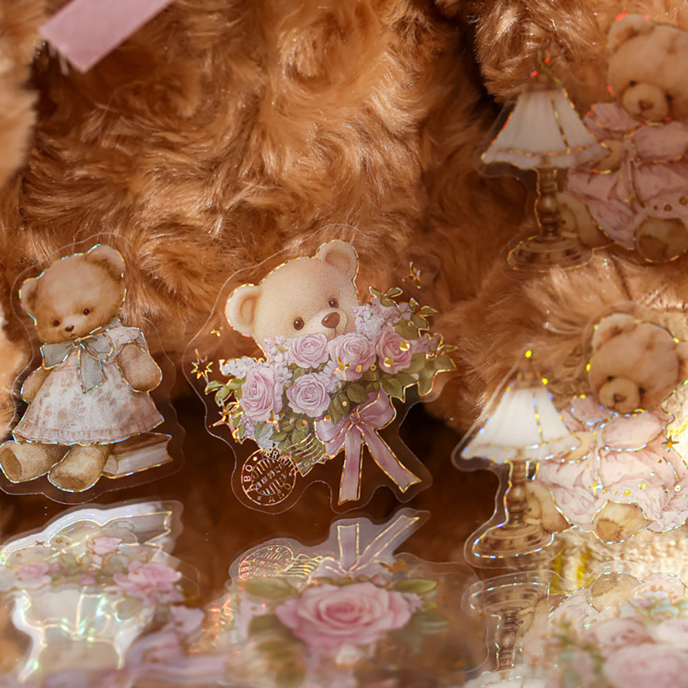 Ông Paper và Paper Stamping Sticker Gói thời gian Bưu điện Bưu điện Sê -ri Light Retro Creative Vật phẩm cuộc sống nhỏ