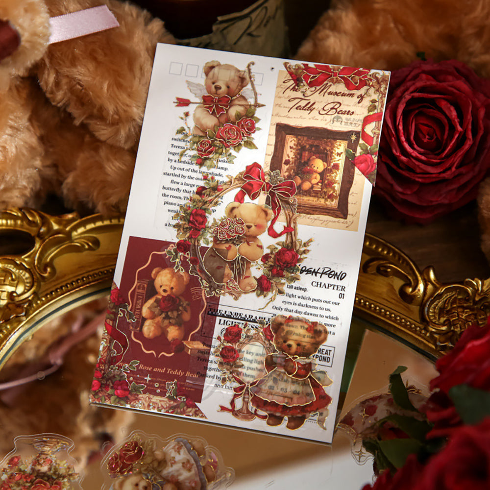 Ông Paper và Paper Stamping Sticker Gói thời gian Bưu điện Bưu điện Sê -ri Light Retro Creative Vật phẩm cuộc sống nhỏ