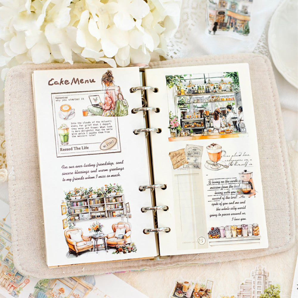 Twilight Fragments Die-Cut Washi Tape – Long Loop Decorative Tape for Journaling & DIY