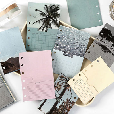 PaperMore Fragment Divider – M5/A7 Loose-Leaf Kraft Tabs for Journaling & Organizing