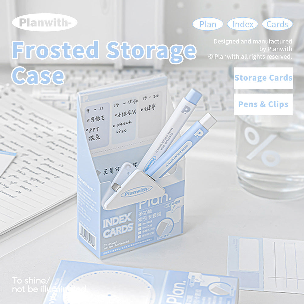 Planwith Useful Index Tab Set – Tear-Off Cards with Sticky Tabs for Study & Planning