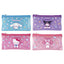 Sanrio transparent pencil case Fudebako junior high school student pencil case translucent