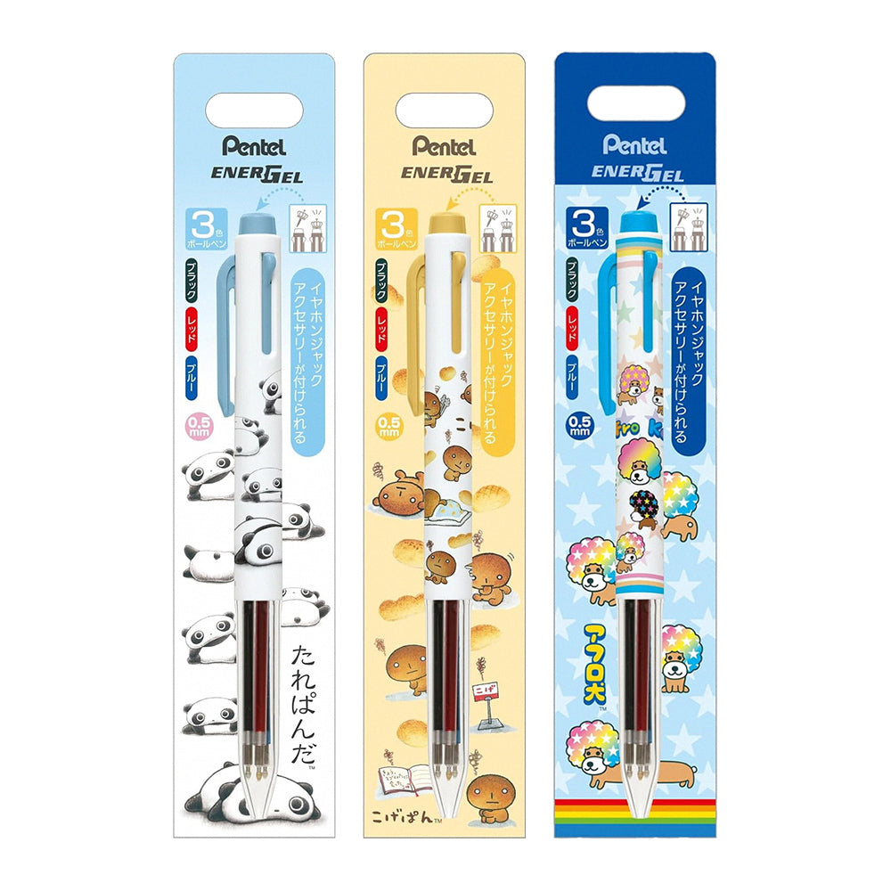 Pentel x Sanrio i+ Sanrio three-color pen Five-color pen i+ multi-color pen XBGH3SR XBGH5SR