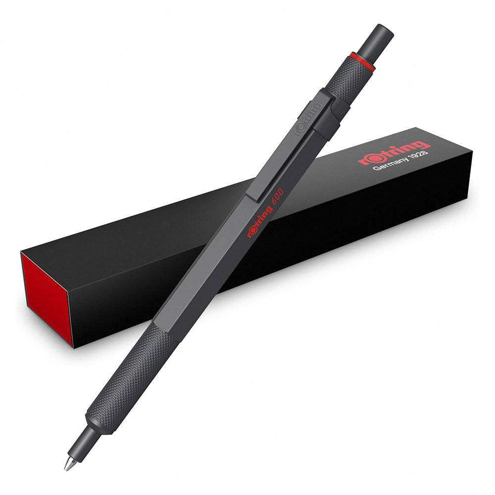 rOtring 600 Limited New Color Metal Ballpoint Pen 1.0mm Automatic Pencil 0.5mm German Red Ring