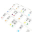 Removable piano note stickers 88 keys monochrome color note comparison piano practice silicone material suitable for electronic keyboard music children piano learning practice