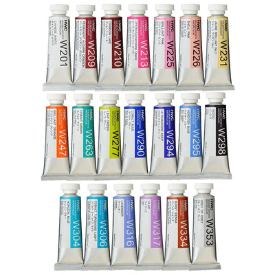 Holbein Transparent Watercolor Paint 15ml Lightfast Not Easy to Fade High Transparency Professional Grade Artist Fine Art