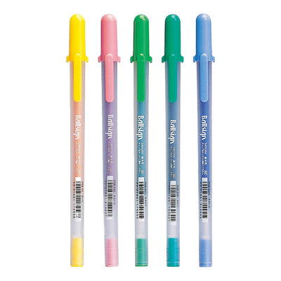 Sakura Ballsign Waterproof Gel Pen – 0.6mm Smooth Fine Tip | Water-Resistant Pigment Ink
