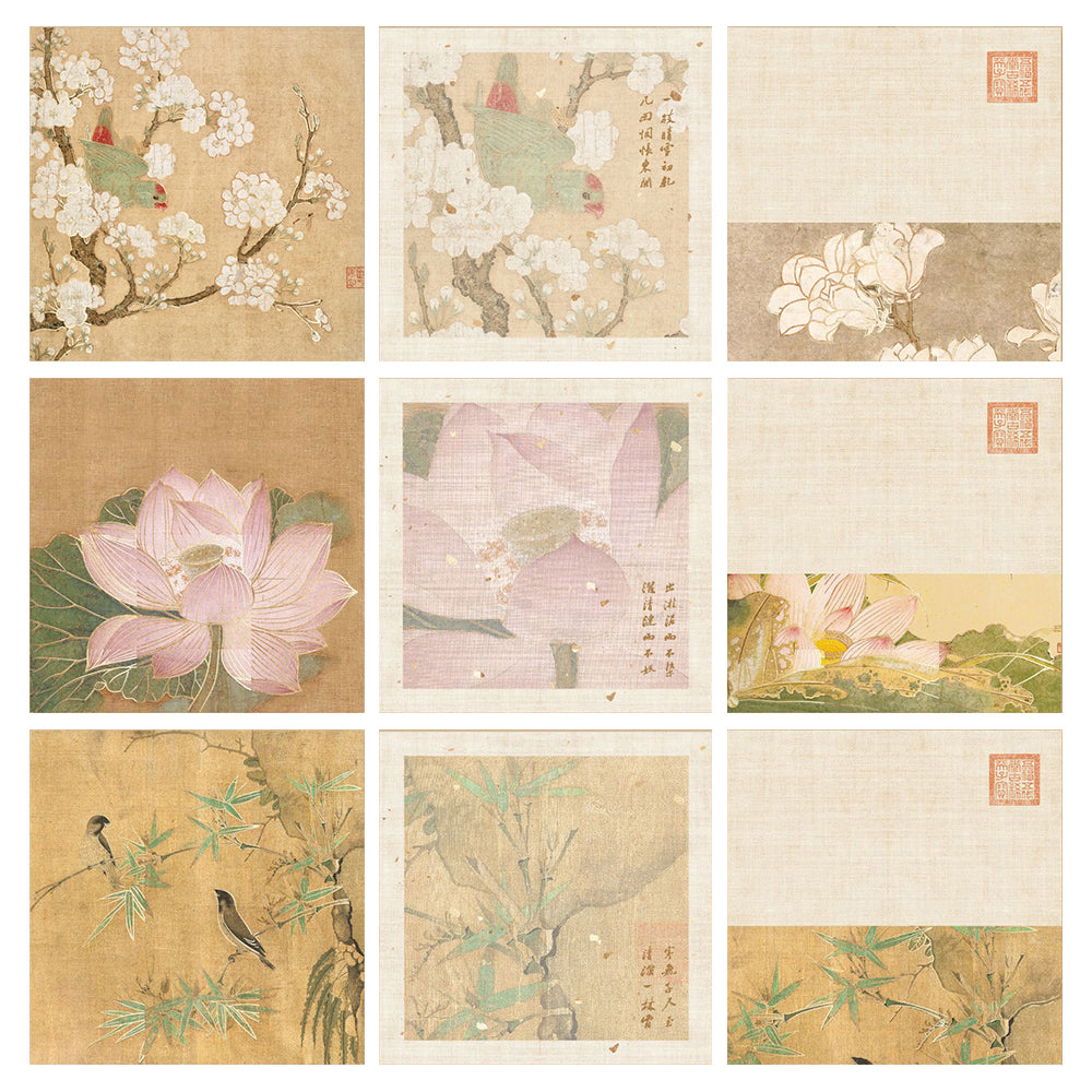 Mr. Paper Chinese Style Hot Stamping Notepad – Vintage Aesthetic & Cultural Elegance