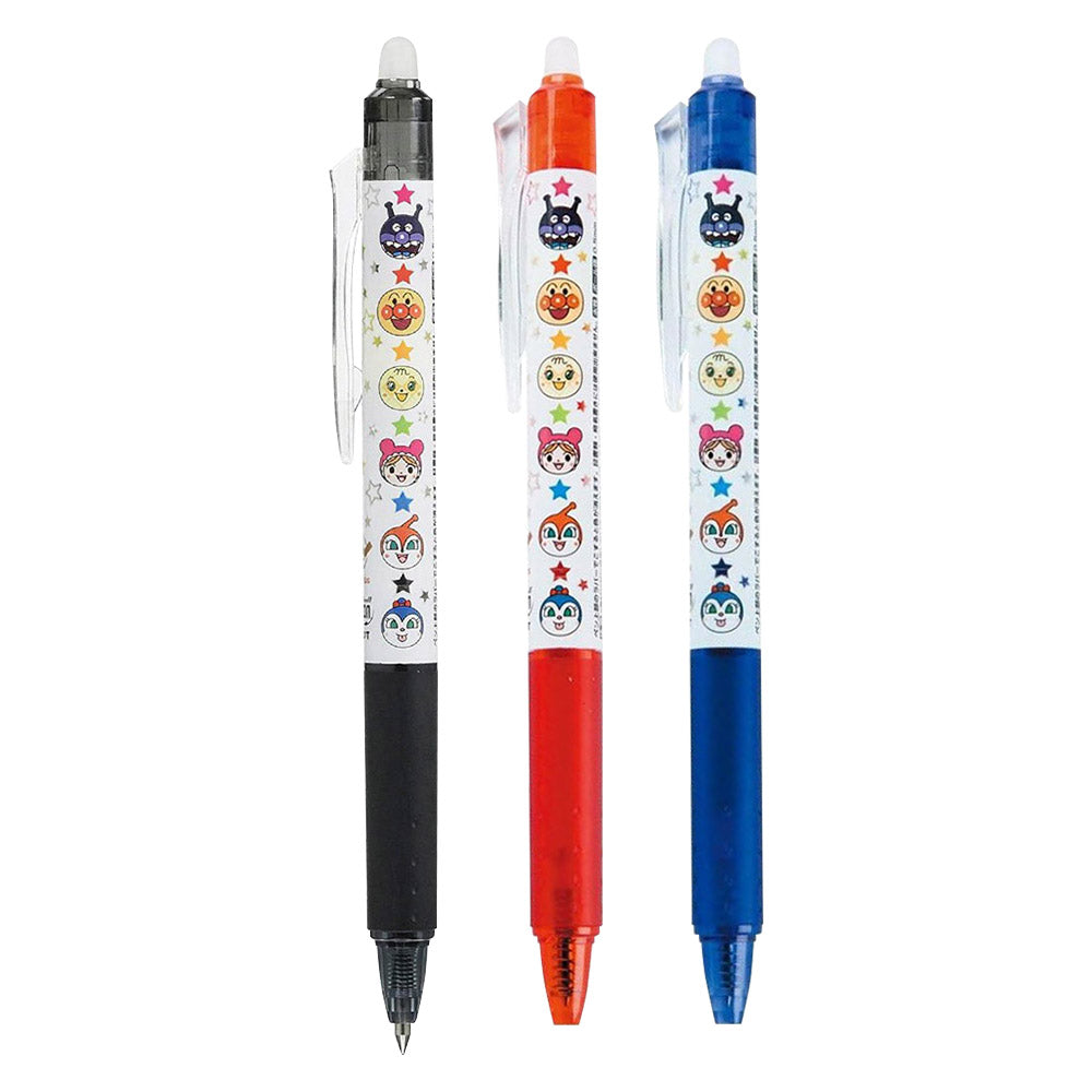 Sun-star 太陽星 麵包超人擦擦筆 0.5mm黑色原子筆 麵包超人 可擦筆 擦擦筆