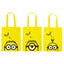 Minions handbag canvas handbag fun big face design fun simple shoulder bag shopping bag shopping Dave Stuart Kevin Minions