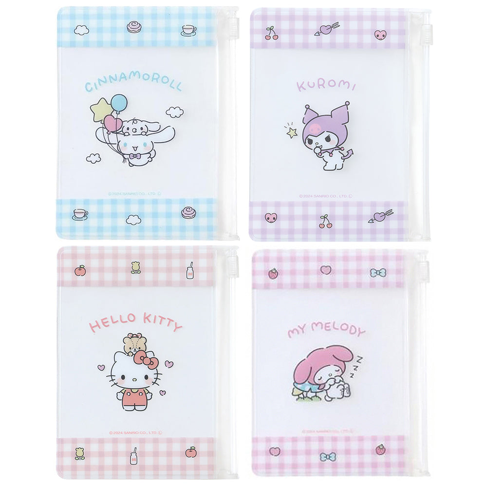 Sanrio slide zipper bag slide protective cover seal small items bag loose and simple practical Sanrio big-eared dog Kuromi Hello Kitty Melody