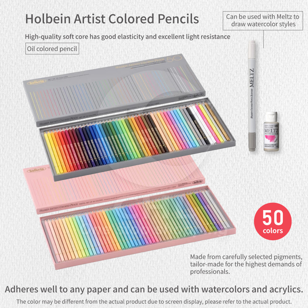 Holbein Colored 2024 pencils set 50