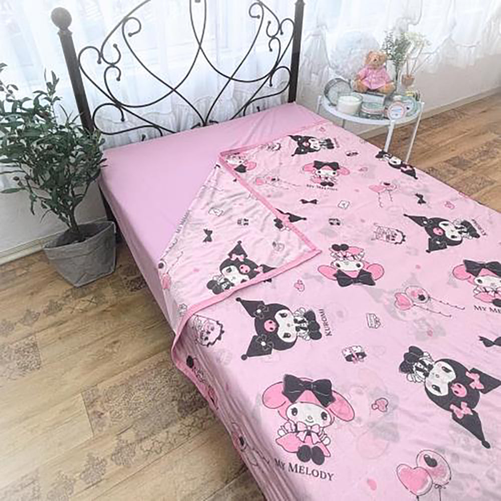 Sanrio Sanrio ruffled duvet cover 3-piece set Kuromi My Melody Cinnamoroll bed cover bed cover warm and cute room decoration bedroom