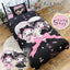 Sanrio Sanrio ruffled duvet cover 3-piece set Kuromi My Melody Cinnamoroll bed cover bed cover warm and cute room decoration bedroom