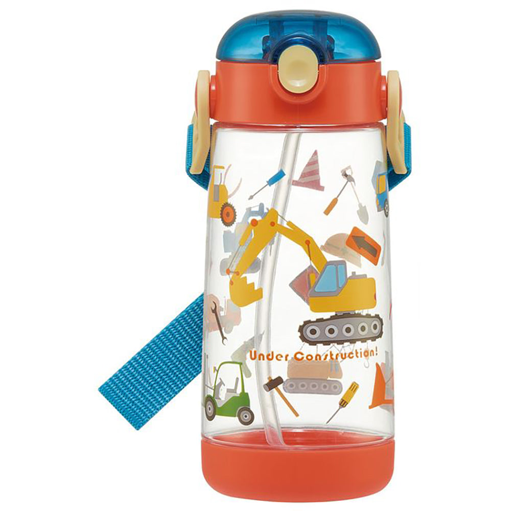 Skater Collaboration One Touch Water Bottle 480ml 470ml Direct Drinking Bottle Stainless steel Children Toddler Skater Straw Bottle Antibacterial Dishwasher Safe Made in Japan