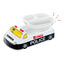 Skater Tomica Lunch Tray Fire Truck Police Car Microwave Dishwasher Removable Dividers Antibacterial Treatment Kids Lunch Boys Gift