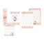 Sanrio popular character note paper Cinnamoroll Kuromi Hello Kitty My Melody note notes memo cute