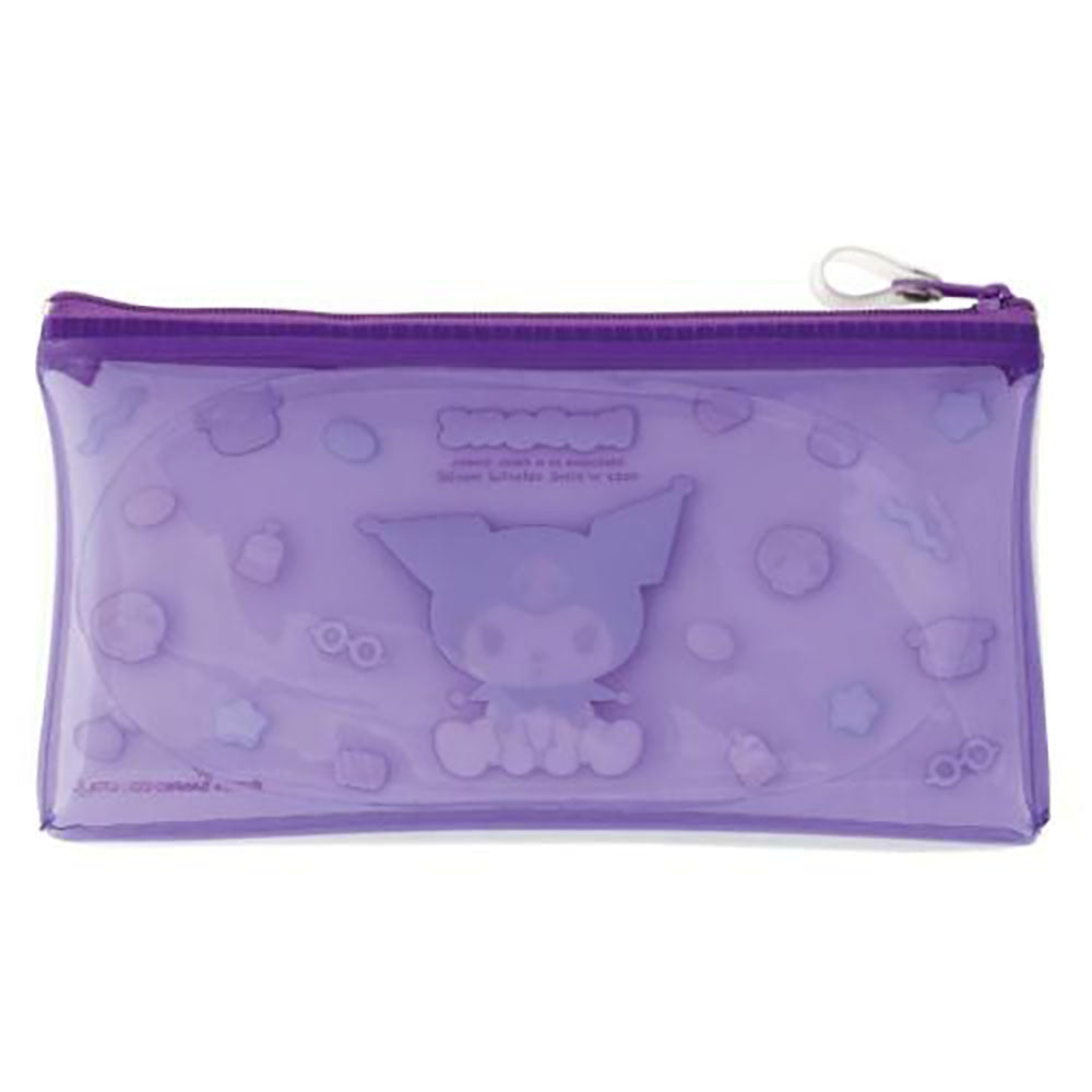 Sanrio transparent pencil case Fudebako junior high school student pencil case translucent