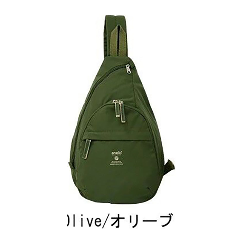 Anello Grande shoulder bag with wallet function, lightweight and waterproof, travel, commuting, going to school, portable crossbody bag, large capacity, direct shipping from Japan, texture