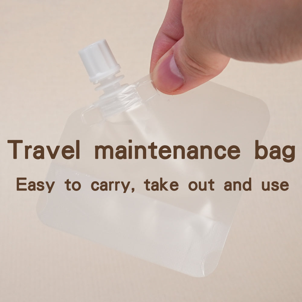 磨砂小吸嘴袋試用裝直立透明吸嘴袋30ml國內外旅行必備保養品包裝袋小樣包裝袋