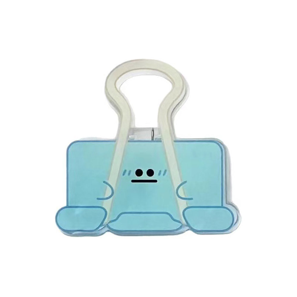 Big Eyes Acrylic Clip Cute Style Cartoon File Clip Data Storage Clip Girly Heart Acrylic Clip Healing Acrylic Office Accessories Big Eyes Style Clip Student Information