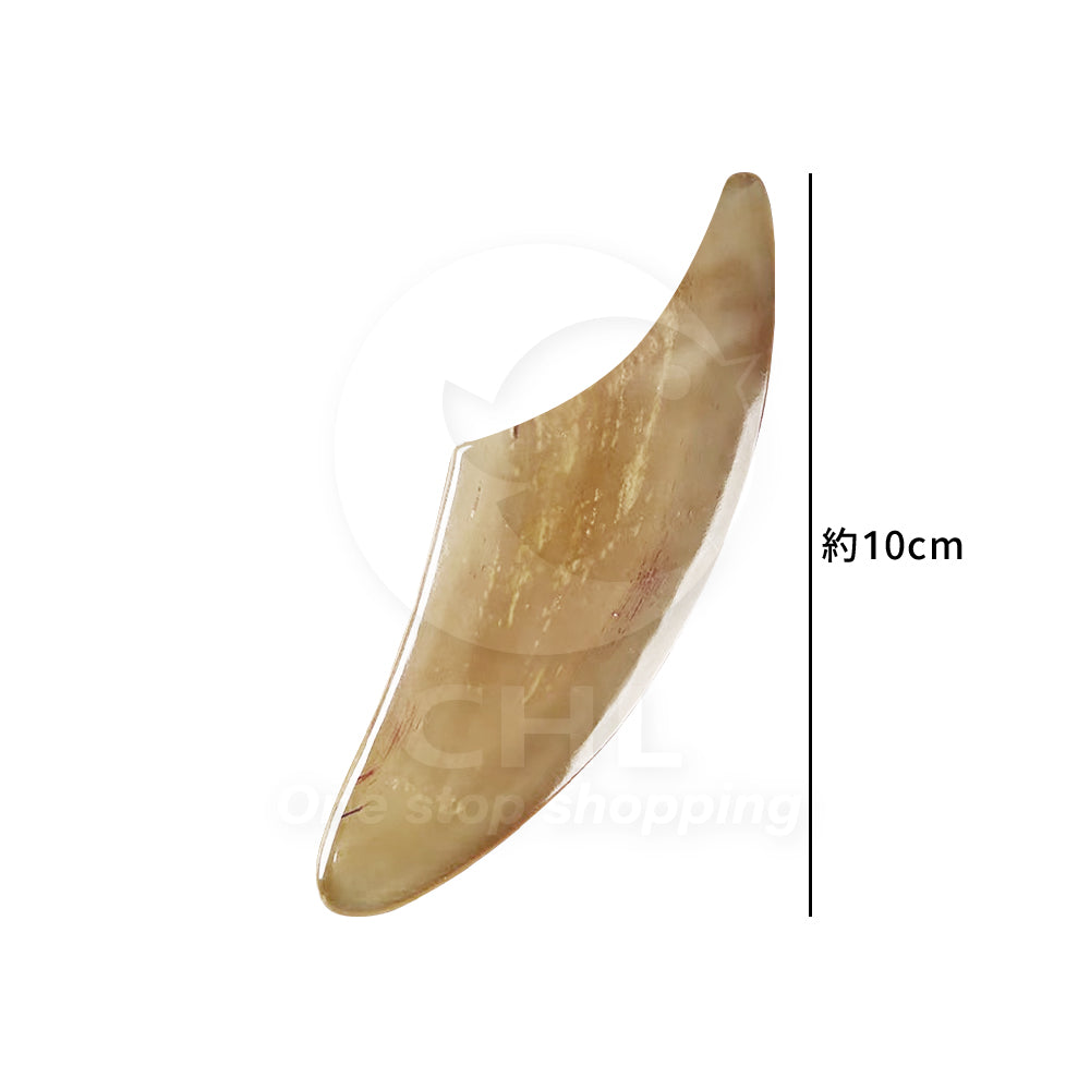 Natural Ox Horn Gua Sha Board – Full Body Massage Tool for Face, Neck, and Shoulders