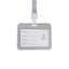 Double-sided transparent work permit student ID card holder + lanyard horizontal style vertical style ID card holder necessary for office commuting students